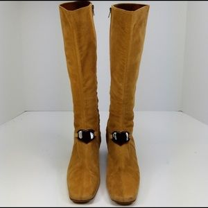 Moschino Super Chic Suede Leather Stunning Boots